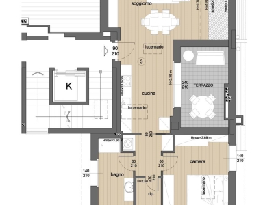 appartamento in vendita a Paderno Dugnano in zona Palazzolo Milanese