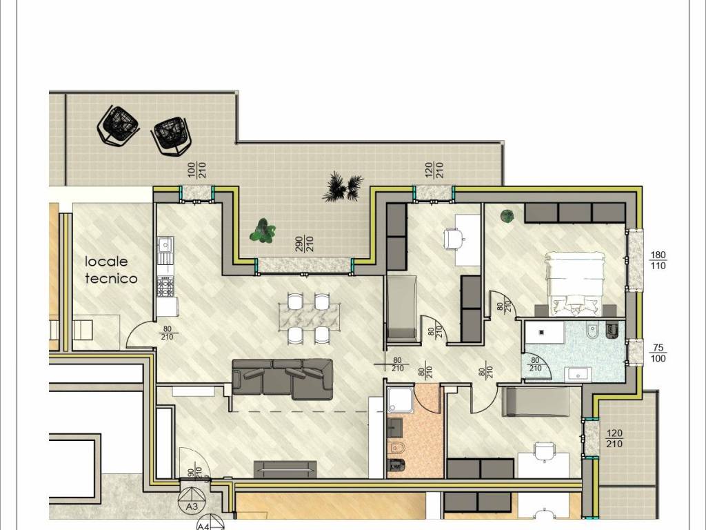 appartamento in vendita a Paderno Dugnano in zona Palazzolo Milanese