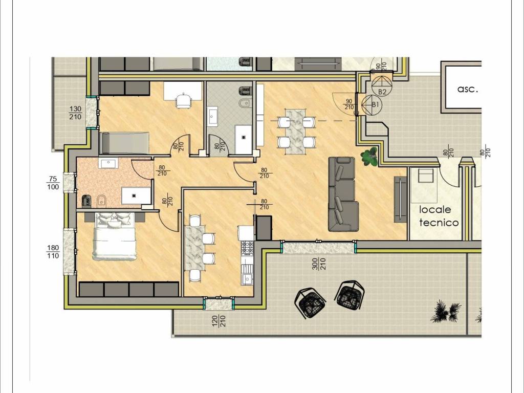 appartamento in vendita a Paderno Dugnano in zona Palazzolo Milanese