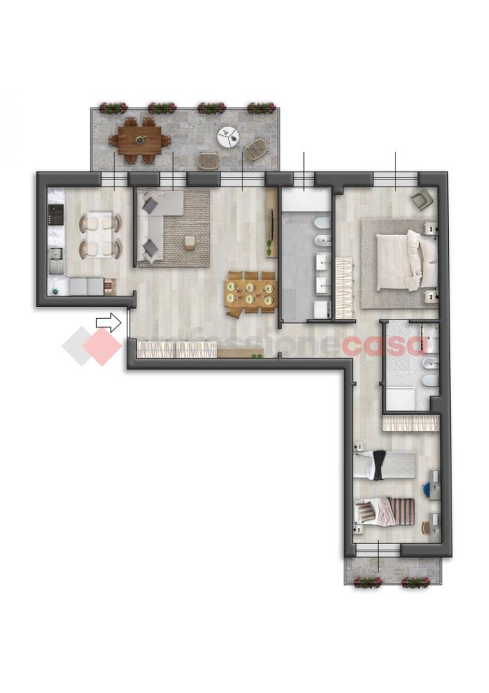 appartamento in vendita a Paderno Dugnano