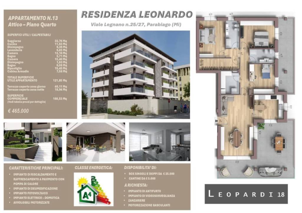 appartamento in vendita a Parabiago