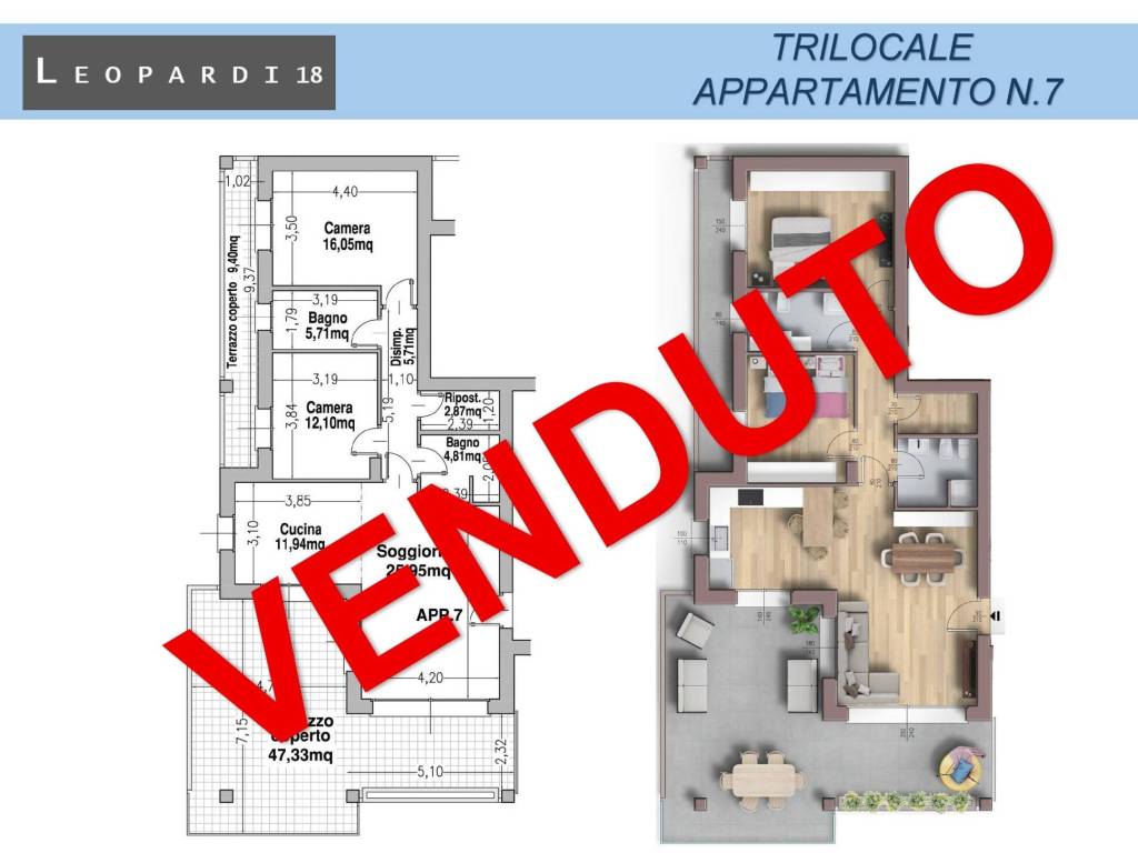 appartamento in vendita a Parabiago