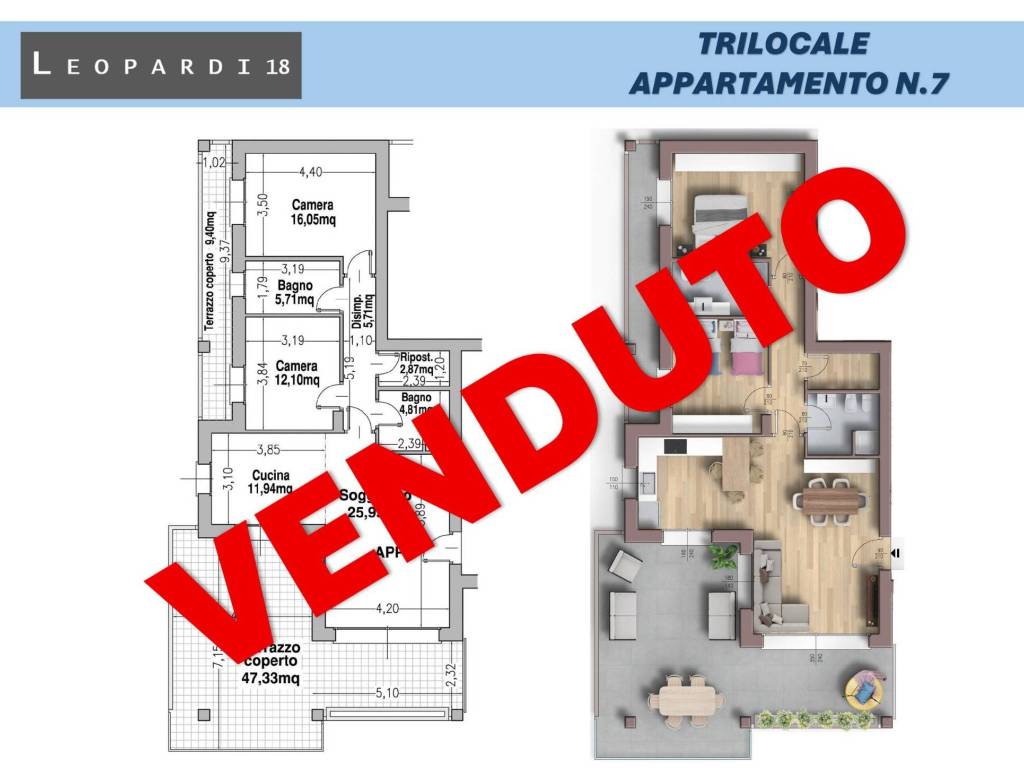 appartamento in vendita a Parabiago