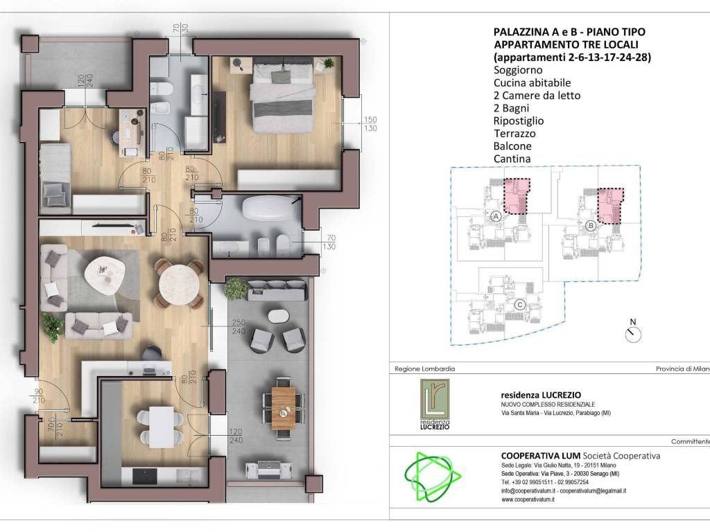 appartamento in vendita a Parabiago