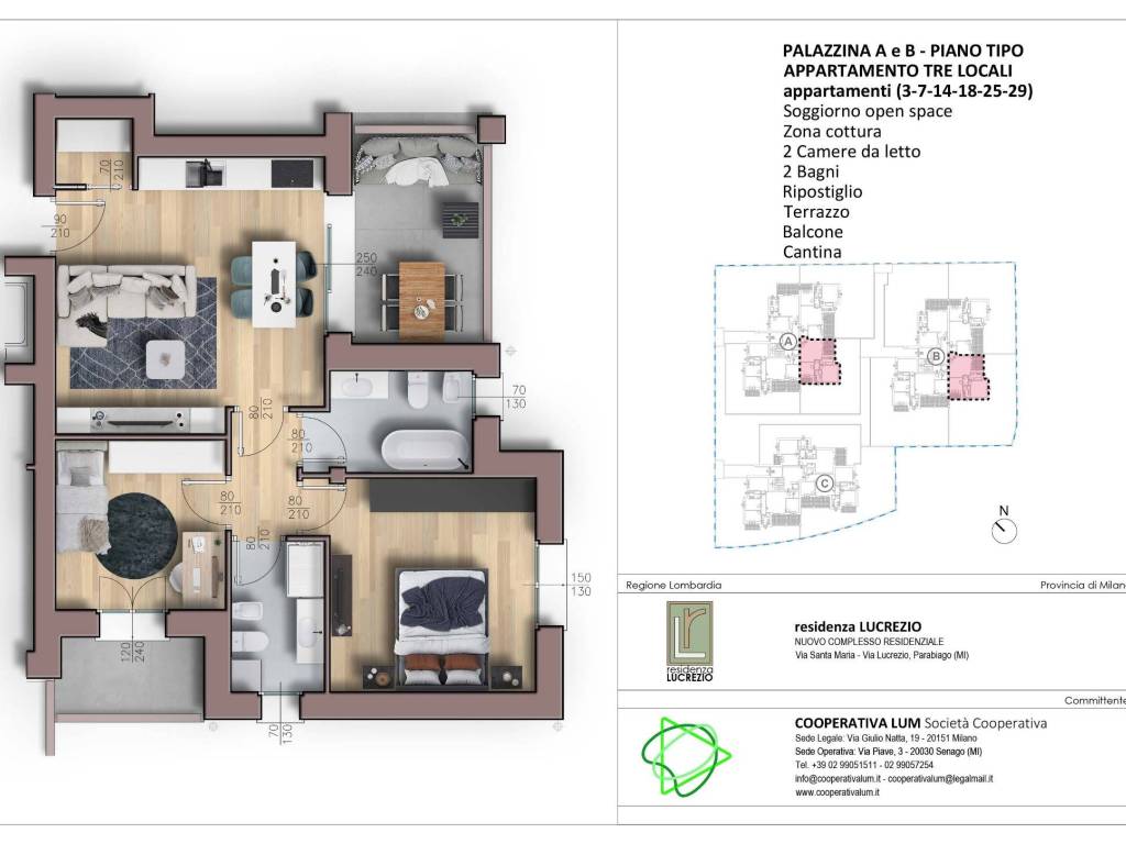 appartamento in vendita a Parabiago