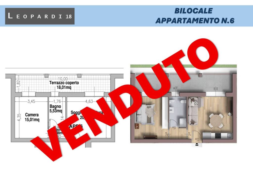 appartamento in vendita a Parabiago