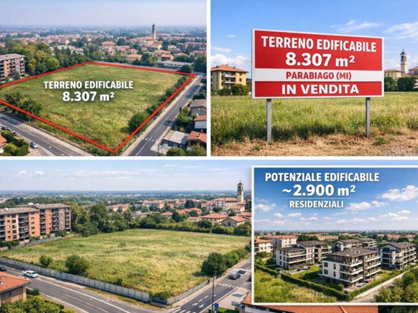terreno edificabile in vendita a Parabiago