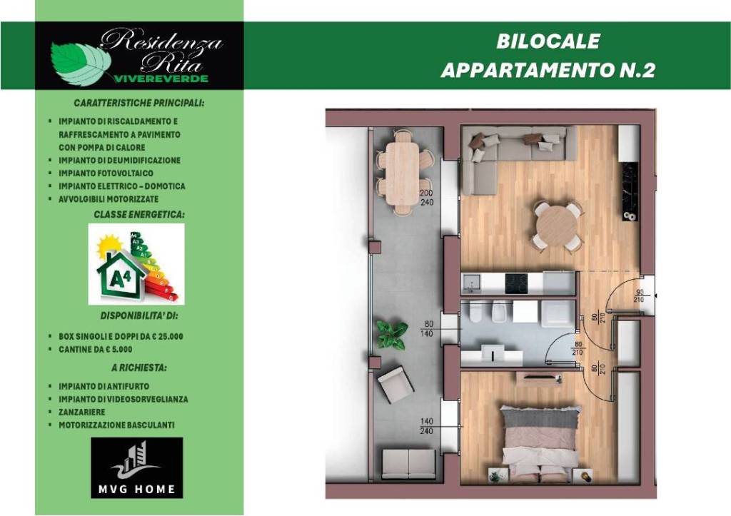 appartamento in vendita a Parabiago