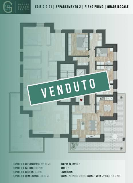appartamento in vendita a Paullo