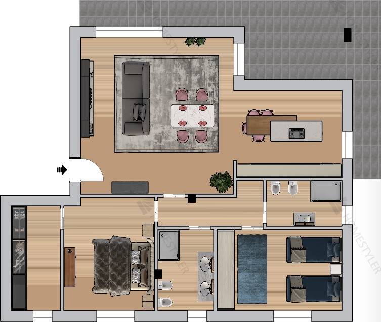 appartamento in vendita a Paullo