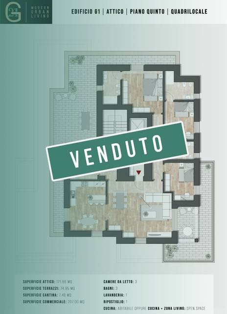 appartamento in vendita a Paullo