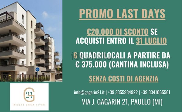 appartamento in vendita a Paullo in zona Paullo Centro