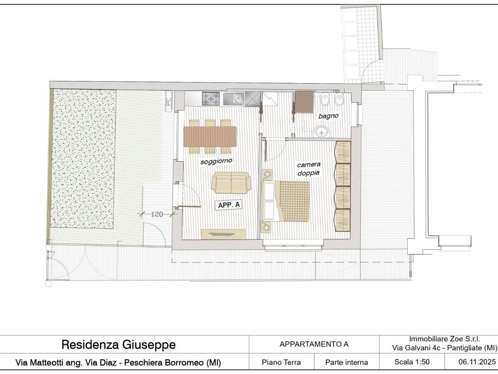appartamento in vendita a Peschiera Borromeo in zona Bettola