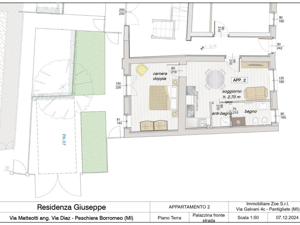 appartamento in vendita a Peschiera Borromeo in zona Bettola