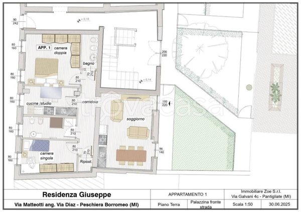 appartamento in vendita a Peschiera Borromeo in zona Bettola