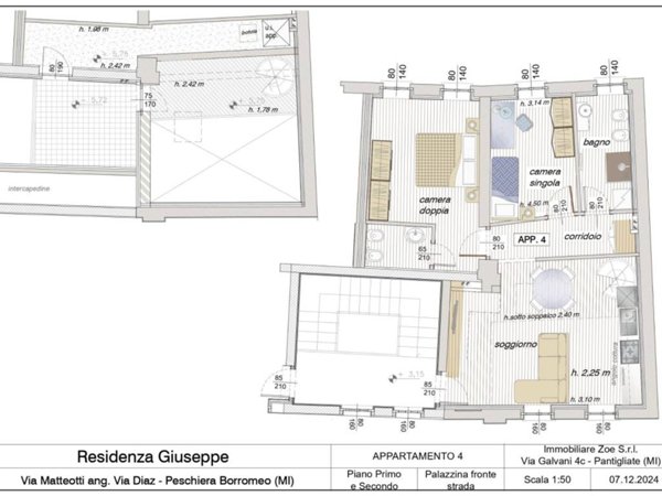 appartamento in vendita a Peschiera Borromeo in zona Bettola