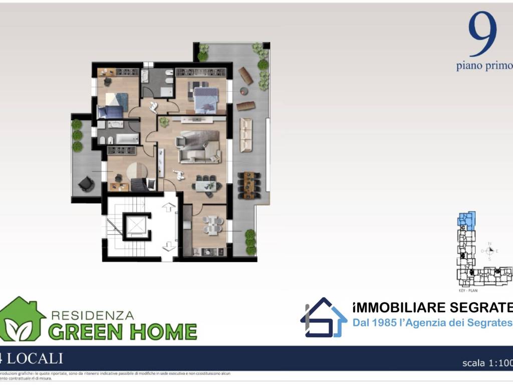 appartamento in vendita a Pioltello