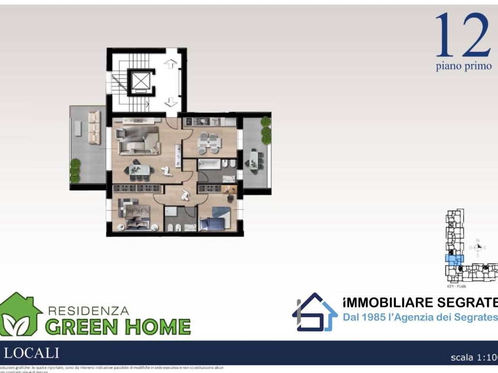 appartamento in vendita a Pioltello