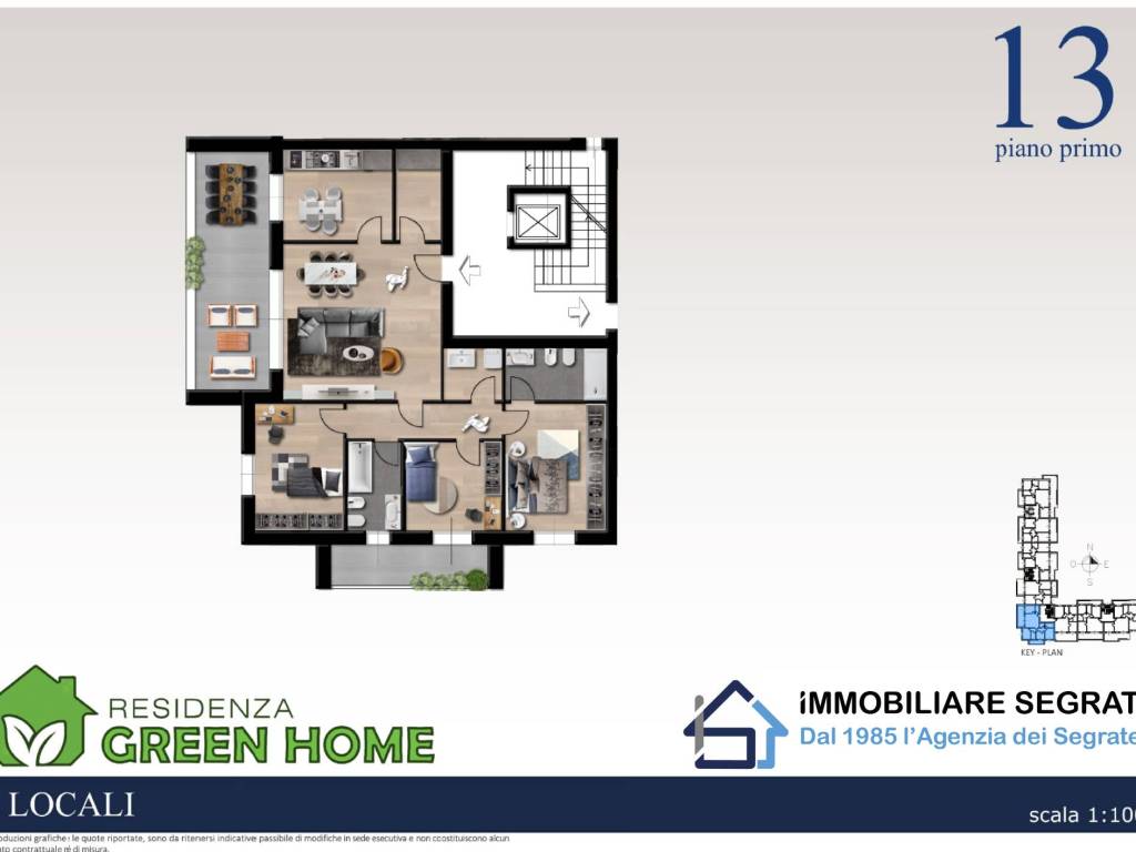 appartamento in vendita a Pioltello