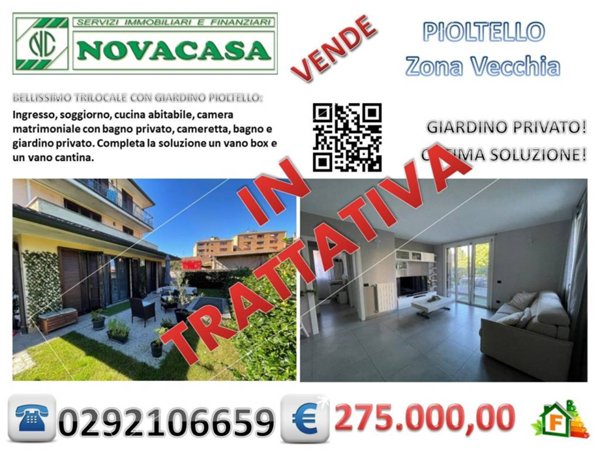appartamento in vendita a Pioltello in zona Limito