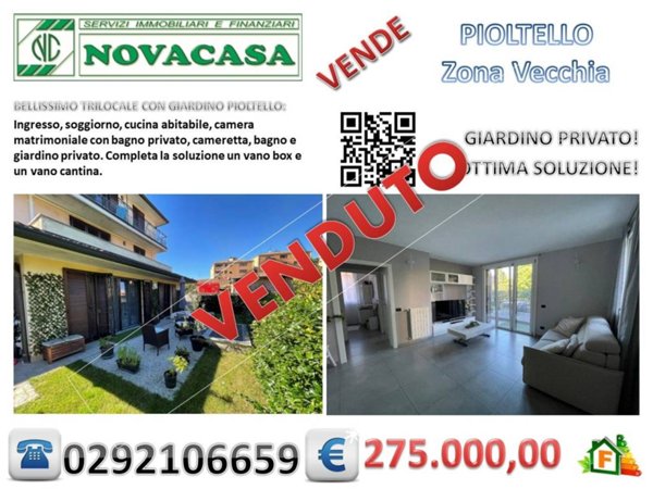 appartamento in vendita a Pioltello in zona Limito