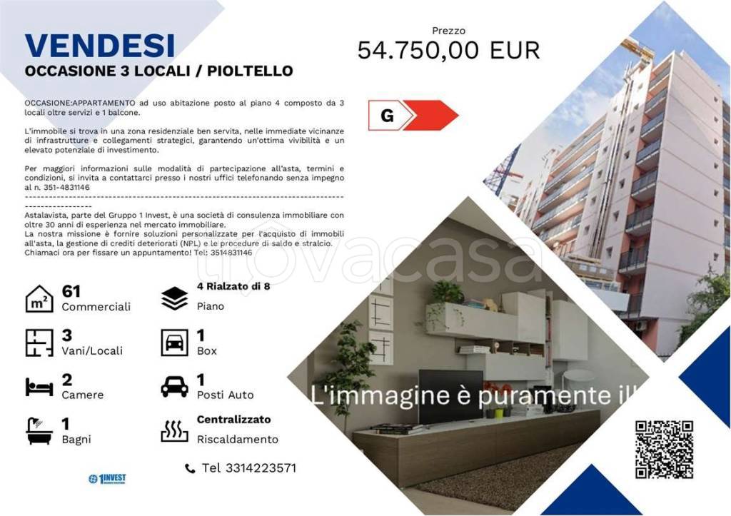 appartamento in vendita a Pioltello