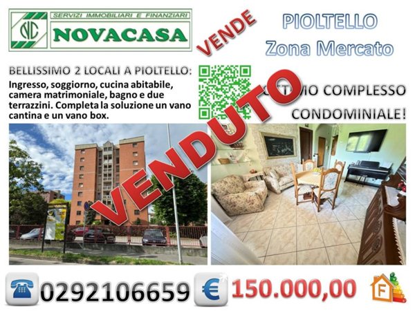 appartamento in vendita a Pioltello in zona Limito