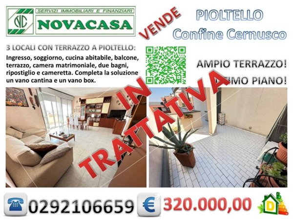 appartamento in vendita a Pioltello in zona Limito