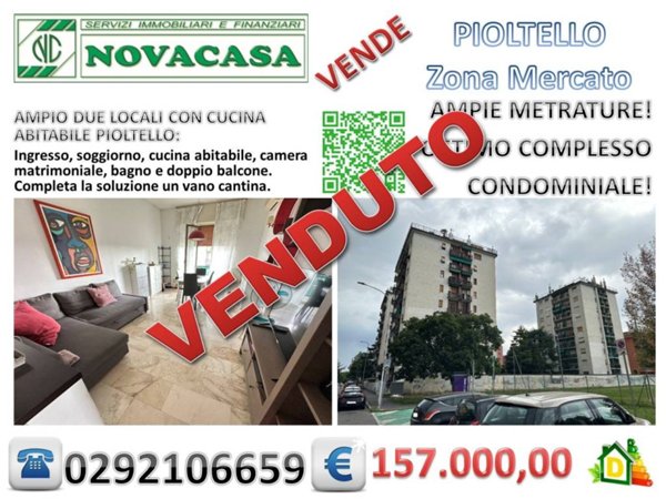 appartamento in vendita a Pioltello in zona Limito