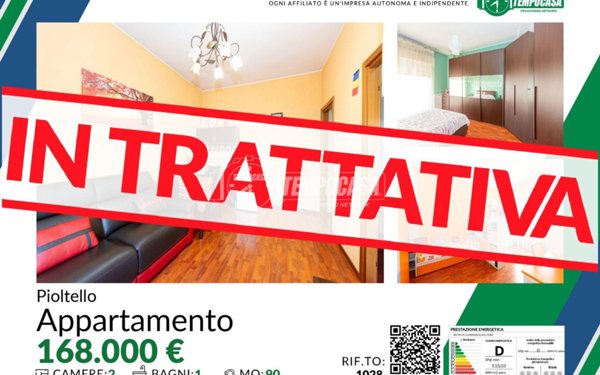appartamento in vendita a Pioltello in zona Limito