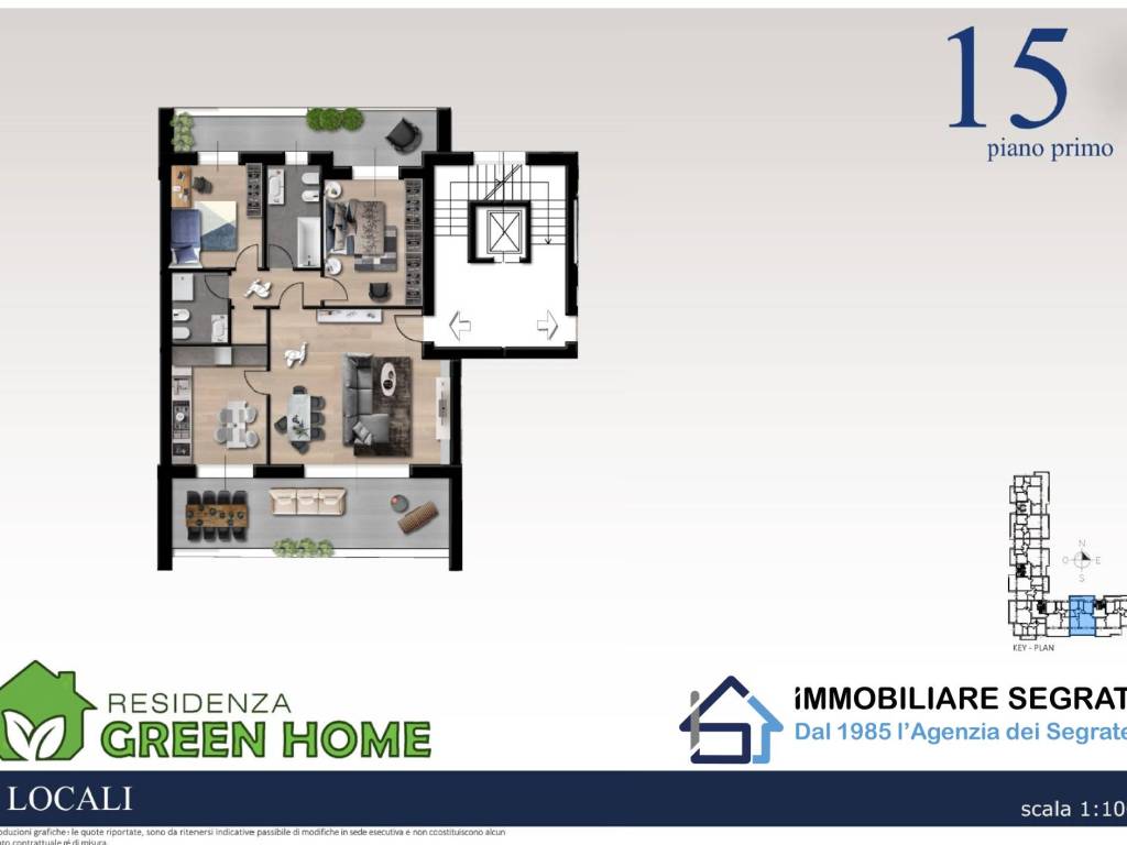 appartamento in vendita a Pioltello