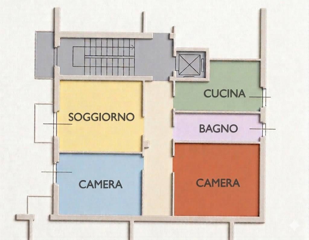 appartamento in vendita a Pioltello in zona Seggiano