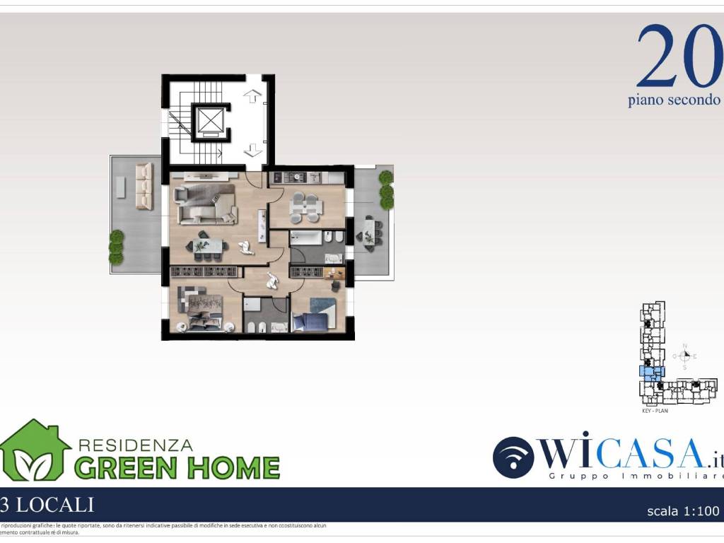 appartamento in vendita a Pioltello