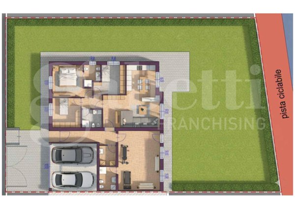 casa indipendente in vendita a Pozzo d'Adda in zona Bettola