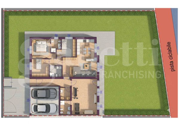 casa indipendente in vendita a Pozzo d'Adda in zona Bettola