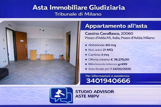 appartamento in vendita a Pozzo d'Adda