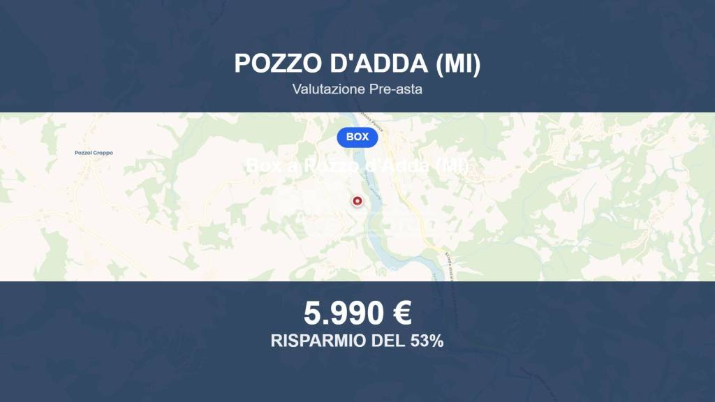 box auto in vendita a Pozzo d'Adda in zona Bettola