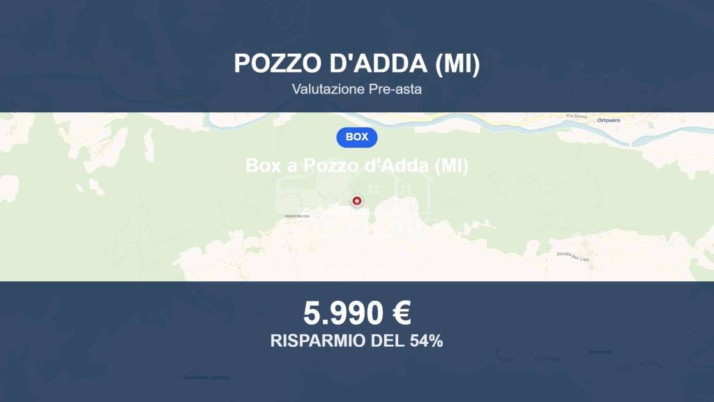 box auto in vendita a Pozzo d'Adda in zona Bettola