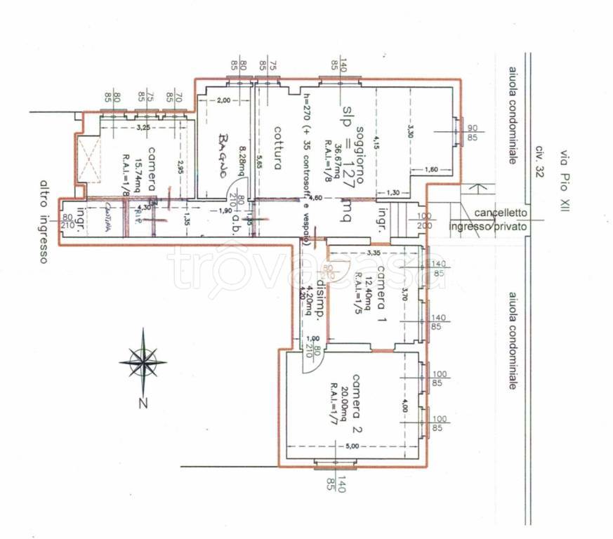 appartamento in vendita a Pozzuolo Martesana in zona Trecella