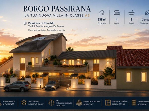 casa indipendente in vendita a Rho in zona Passirana