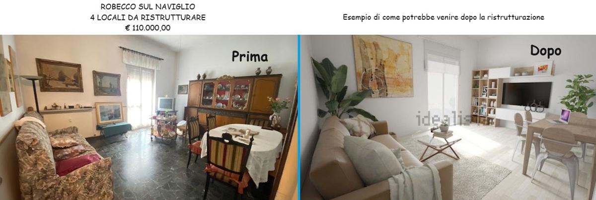 appartamento in vendita a Robecco sul Naviglio