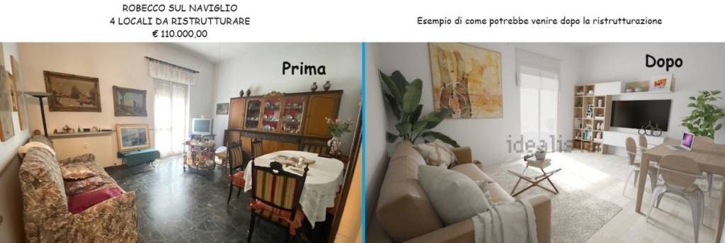 appartamento in vendita a Robecco sul Naviglio