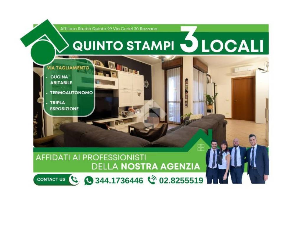 appartamento in vendita a Rozzano in zona Quinto Stampi