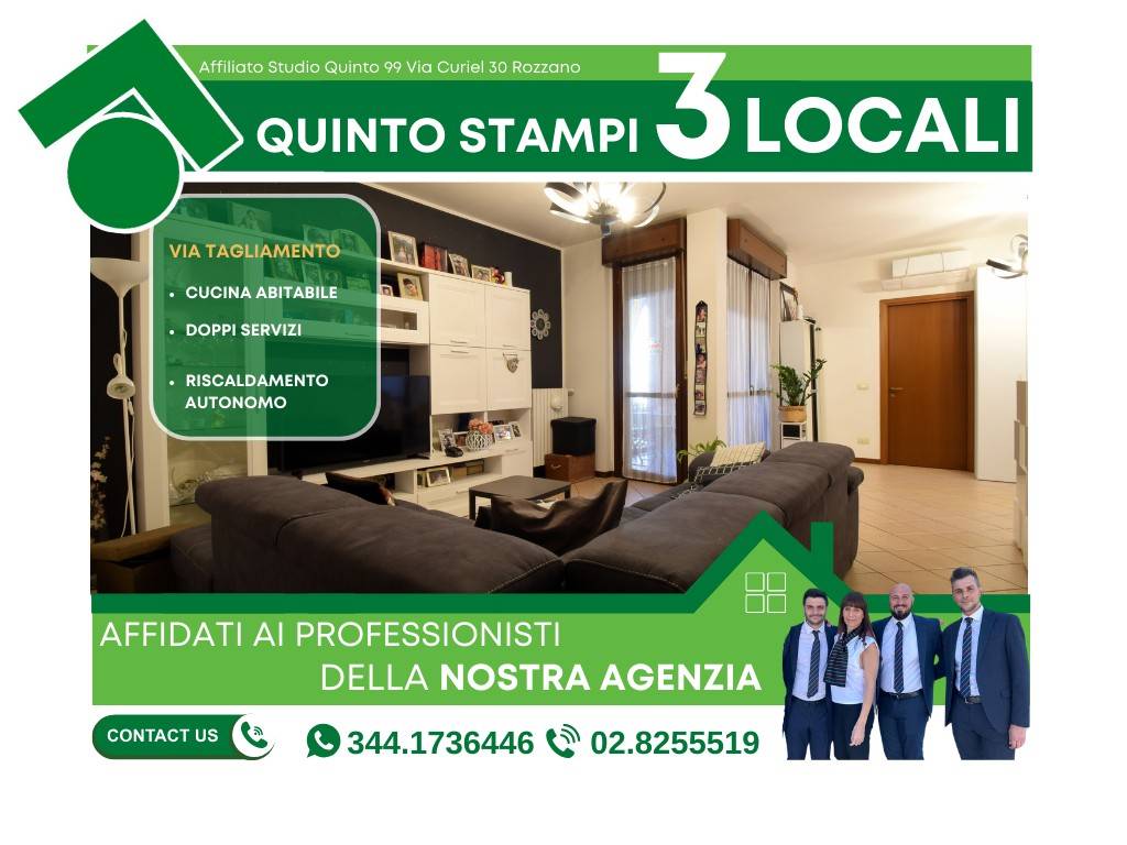 appartamento in vendita a Rozzano in zona Quinto Stampi