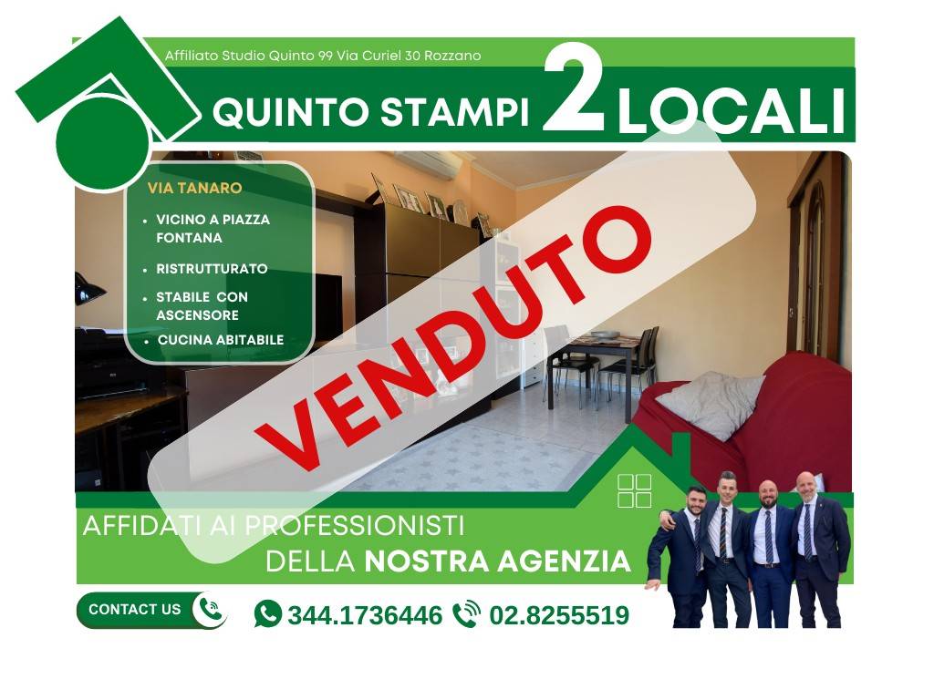 appartamento in vendita a Rozzano in zona Quinto Stampi