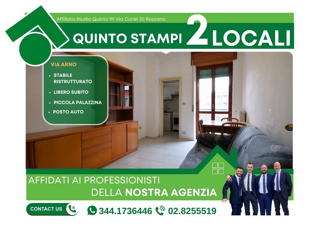 appartamento in vendita a Rozzano in zona Quinto Stampi