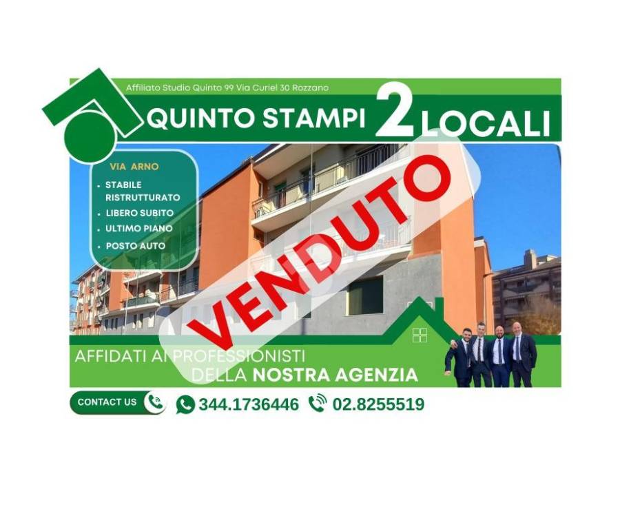 appartamento in vendita a Rozzano in zona Quinto Stampi