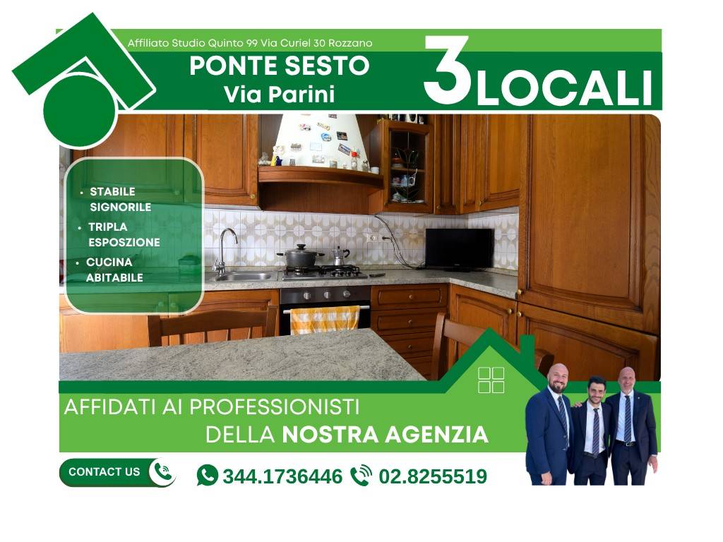 appartamento in vendita a Rozzano in zona Pontesesto