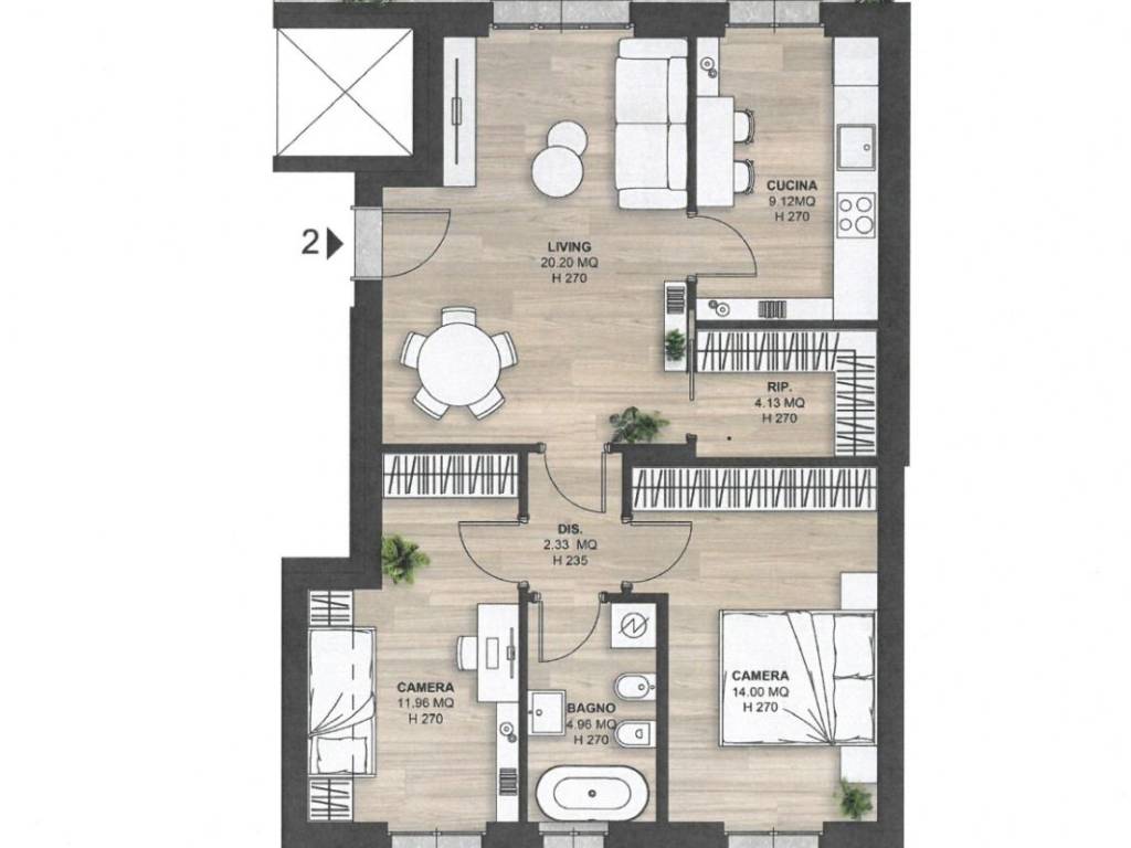 appartamento in vendita a San Donato Milanese