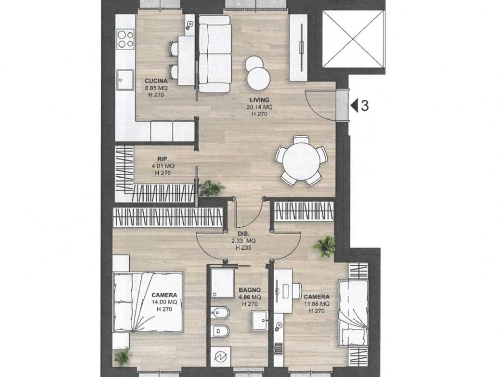 appartamento in vendita a San Donato Milanese